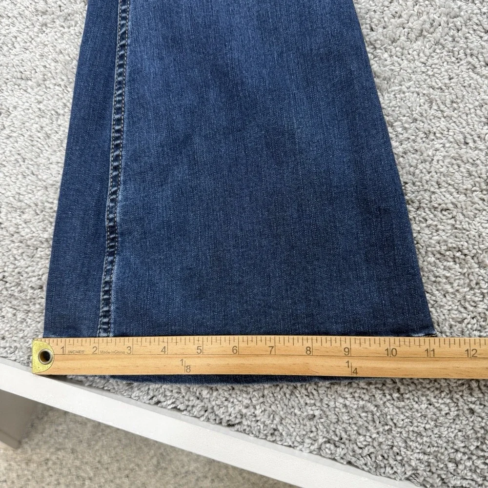 Free People We The Free Carly Flare Denim Overalls 28 Boho Hippie Festival